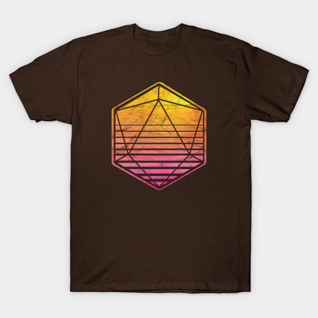 Vintage D20 T-Shirt by PixelSamuel